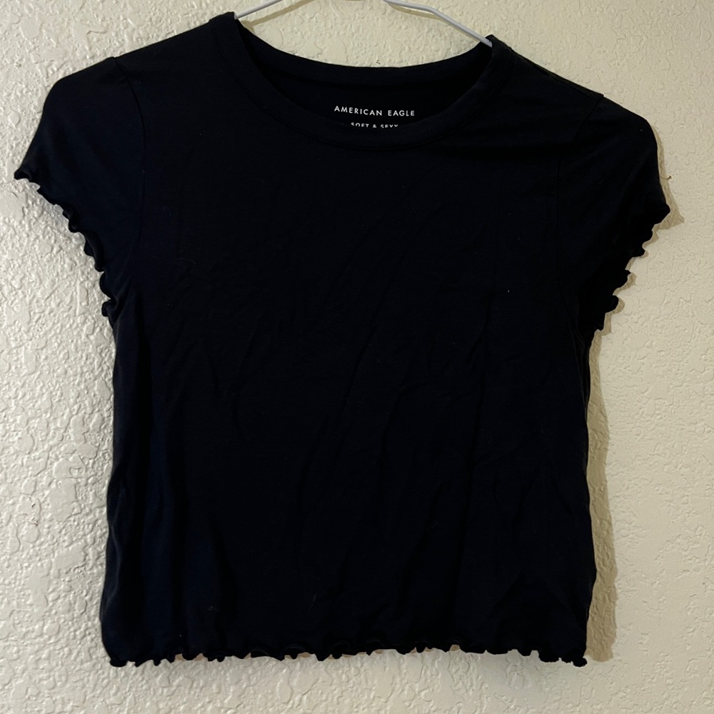 Soft and sexy Ruffle hem top